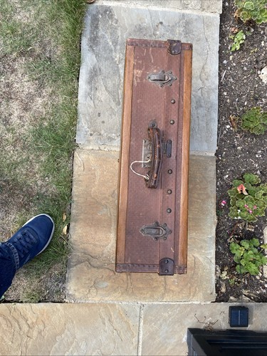 1940s vintage small suitcase - 1940s,