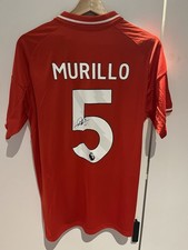 RARE HAND SIGNED MURIOLLO NOTTINGHAM FOREST SHIRT *EXACT PROOF & COA*