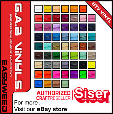 A4 Vinyl Sheet- Siser Easyweed HTV- Heat press Iron on - 3 NEW COLOURS AVAILABLE