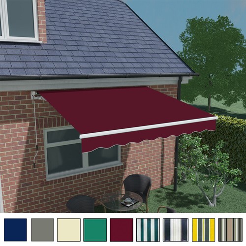 Manual awning patio - x,