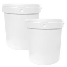 2 20 LITRE WHITE VALETERS