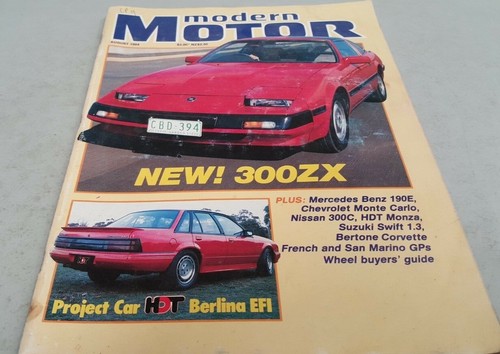 Aug 1984 modern motor - modern, mag