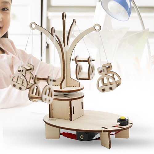 Wooden revolving chair - wooden,