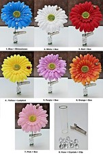 Vent mounted flower vase - flower,