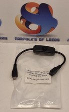 USB 2.0 ON OFF Push power Switch for MICRO B Android Supply Raspberry Pi led M