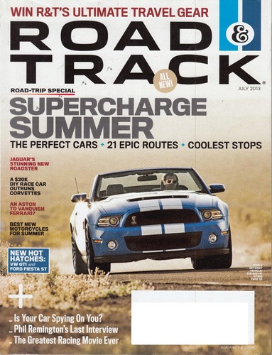 Road track july 2013 - track,