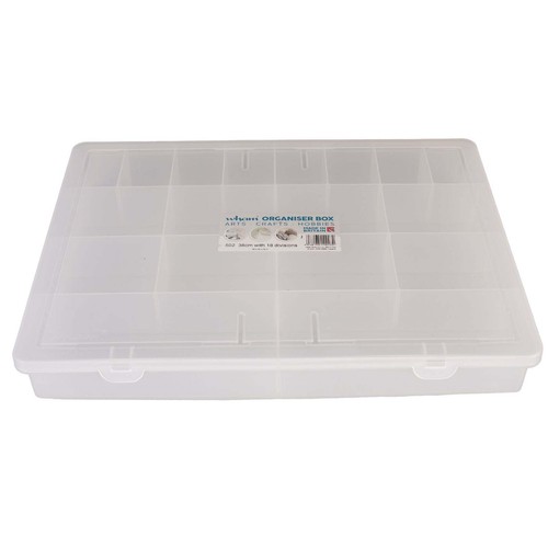 Wham clear organiser box - wham,