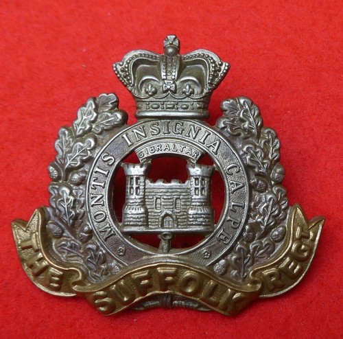Suffolk regiment with - regiment,