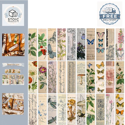 Elegant vintage bookmarks - bookmarks, 30