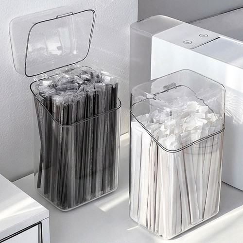 Plastic straw dispenser - straw,