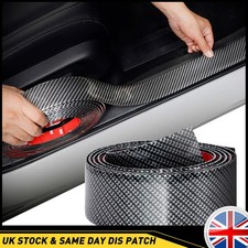 Carbon Fiber Sticker Protector Sill Scuff Cover Anti-Scratch Strip Car Door Body