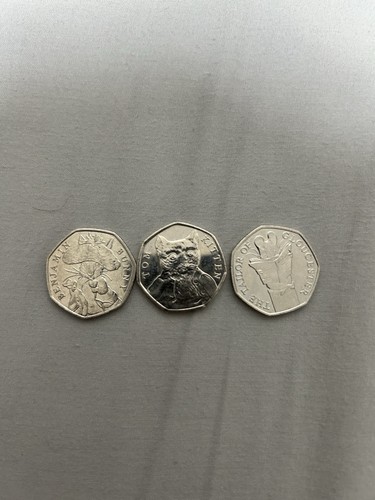 Beatrix potter 50p coin - 50p, set