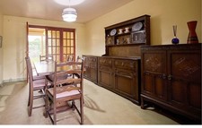 Priory Dark Oak Dining Table