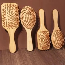 Natural bamboo wooden hair - bamboo,