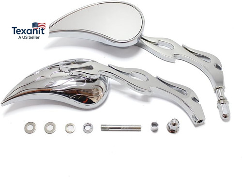 Chrome custom flame tear - chrome,