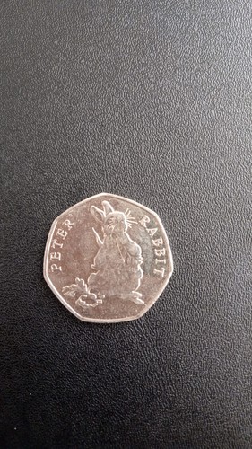 Rare peter rabbit 50p - rabbit,