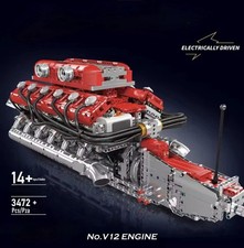 Motorised v12 engine - engine, building