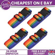 2/4 Adjustable Strong Extra Safety Travel Suitcase Lugage Bagage Straps Tie Belt