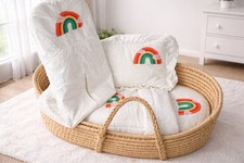 Moses Basket Baby Bed Wicker