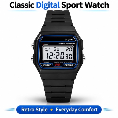 Casio 91w 1yef - casio, f-91w-1yef