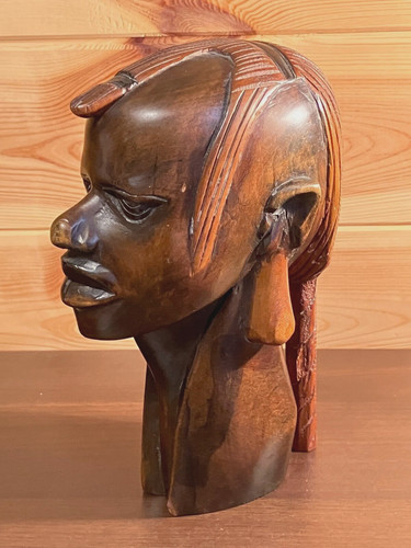 Hand carved african wooden - carved,