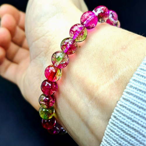 Watermelon tourmaline - watermelon,