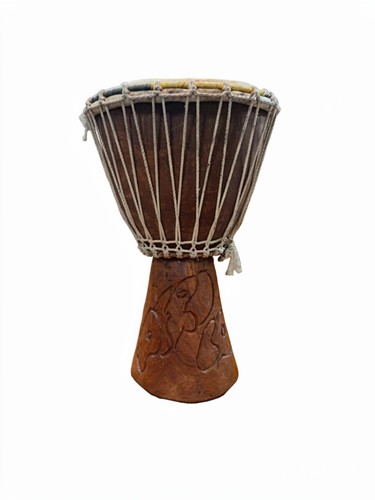 Vintage african tribal drum - vintage,