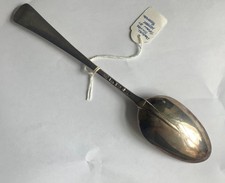 Hester Bateman Unusual Sterling Silver Serving Spoon 1775