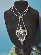 Gothic Wickan Medieval Stunning Potion Bottle Necklace long chain