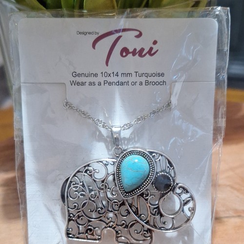 Toni silver tone turquoise - tone,