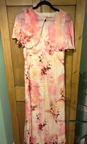 Monsoon pink floral chiffon - monsoon,
