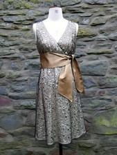 Red Herring Gold Sequin Xmas