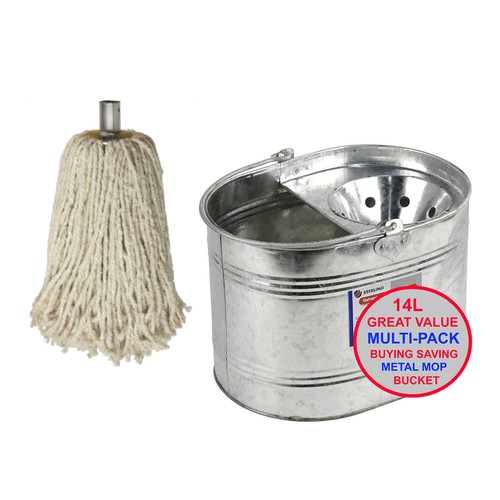 Galvanized mop bucket heavy - mop,