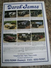 DEREK JAMES STOCK CAR LIST