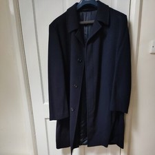 Baumler cashmere men wool coat size 54