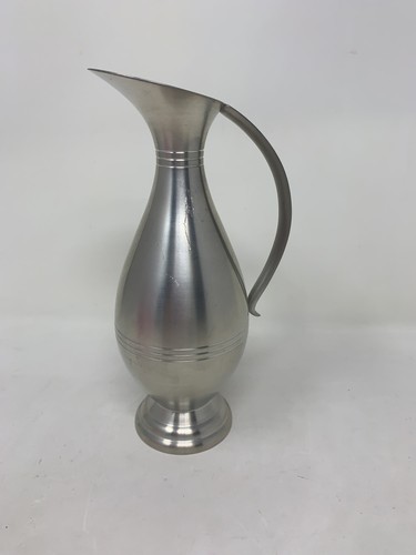 Vintage pewter jug - pewter, silver