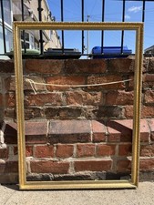 Large Vintage Ornate Gold Gilded Photo Picture Frame Scrolling Design