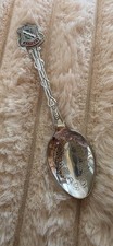 Vintage Silver Plated Stroud Collectible Souvenir Spoon Grapevine Pattern WAPW
