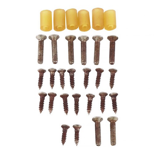 Hosco guitar body screw set - body,