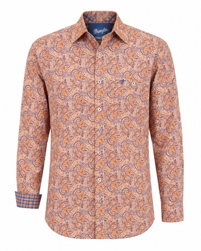 Wrangler men orange blue - men’s,