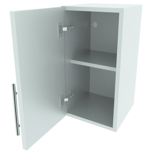 300mm single wall unit - single, white