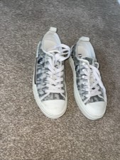 Christian Dior Walk'n'Dior Women's Trainers  UK Size 5, EU Size 38 White Canvas