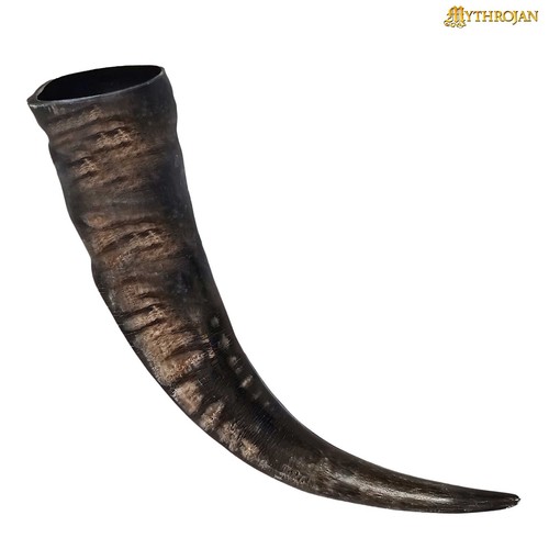 Viking drinking buffalo - viking, horn