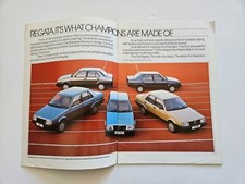 FIAT REGATA SALES BROCHURE