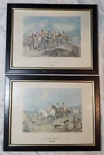 2 x Fox Hunting Prints of J E Herring Paintings The Meet & The Find Size 44x34cm