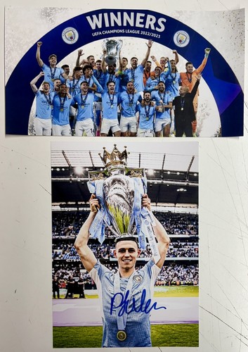 Phil foden signed photo - foden,