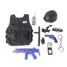 Kids SWAT Police Officer Costume Set – Special Forces Role Play Outfit & Toys