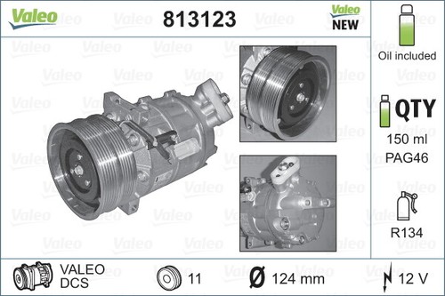 Valeo 813123 compressor - valeo,