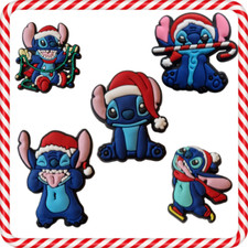 STITCH Christmas Croc Charms -
