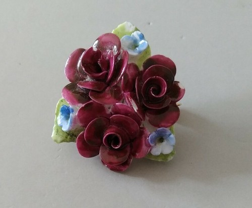 Vintage red rose - vintage,